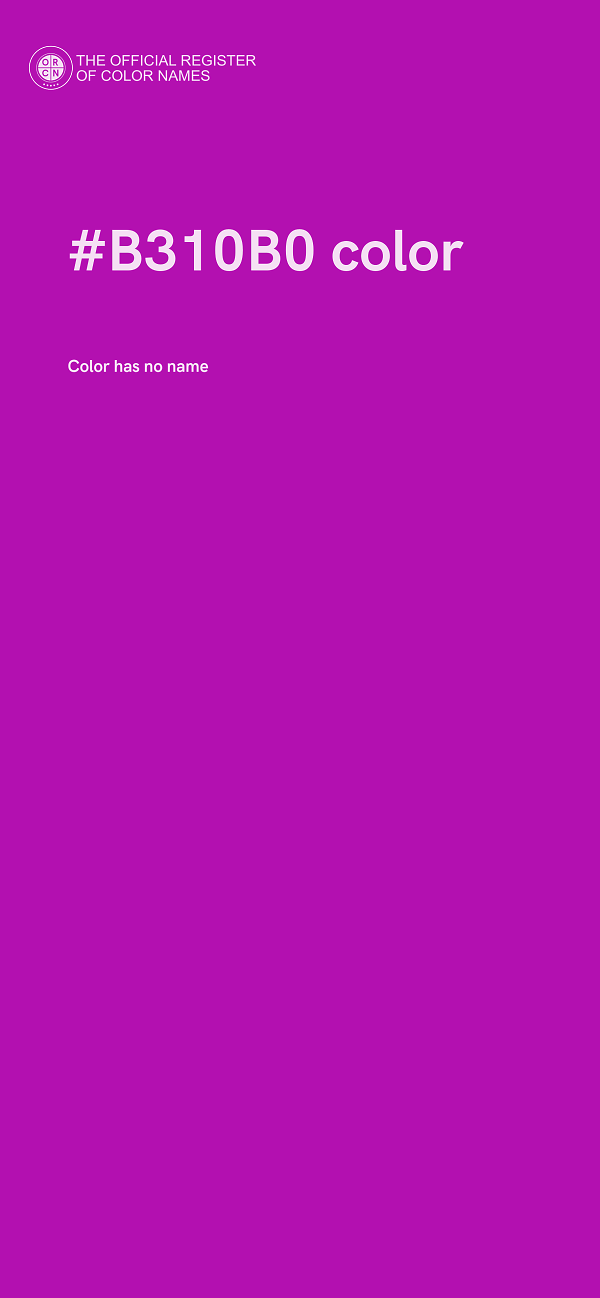 #B310B0 color image