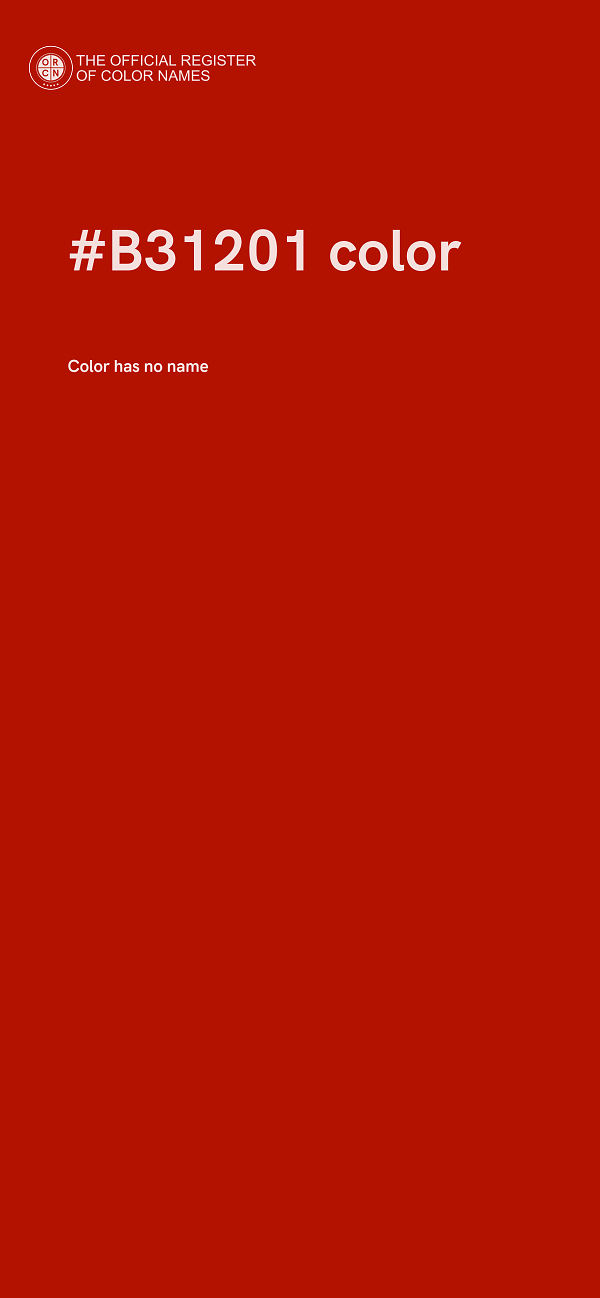 #B31201 color image