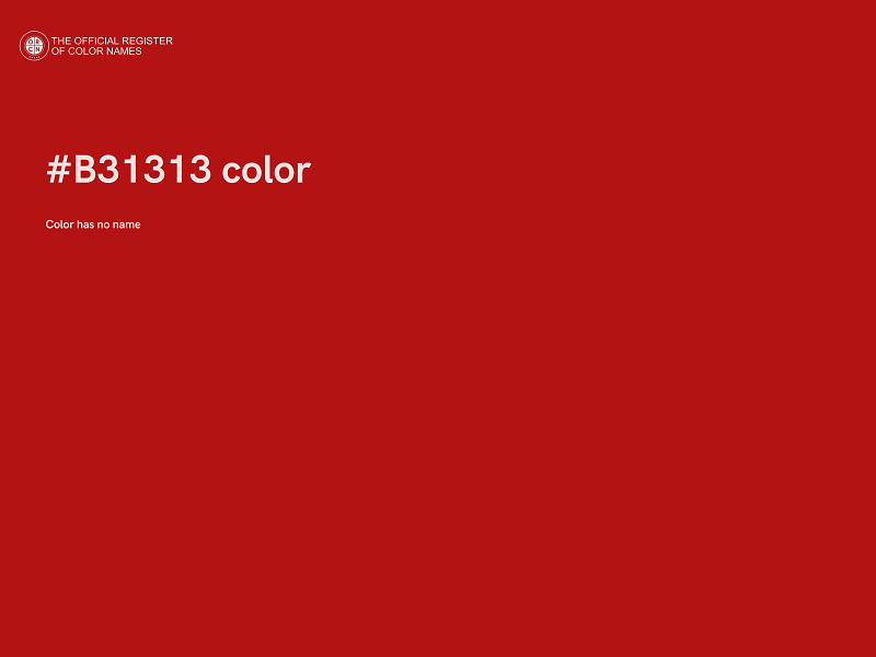 #B31313 color image