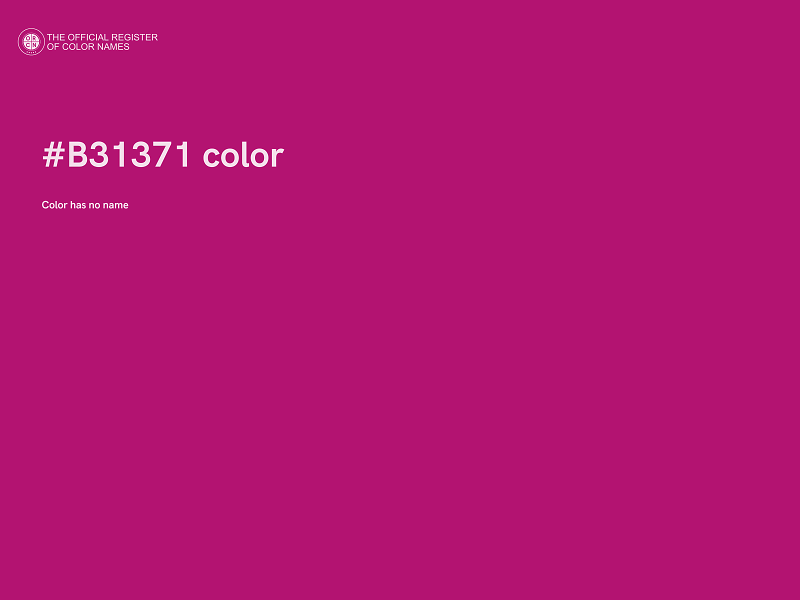 #B31371 color image
