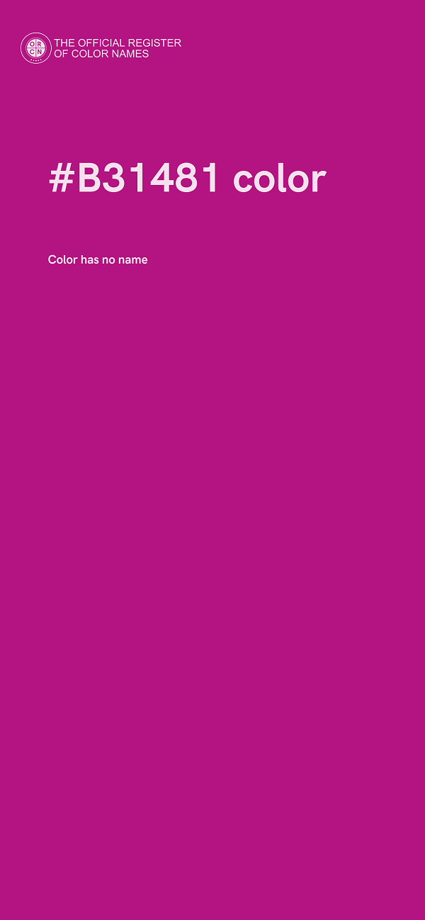#B31481 color image