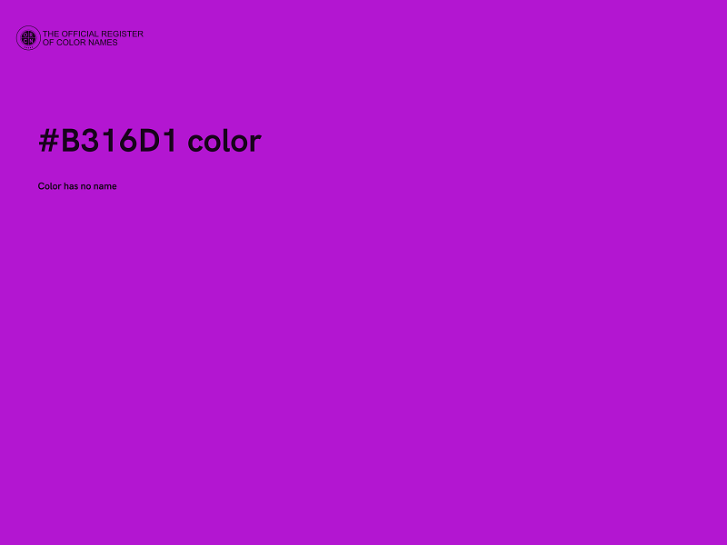 #B316D1 color image