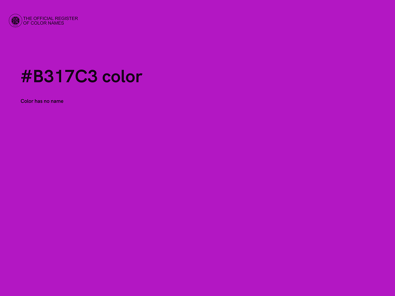 #B317C3 color image