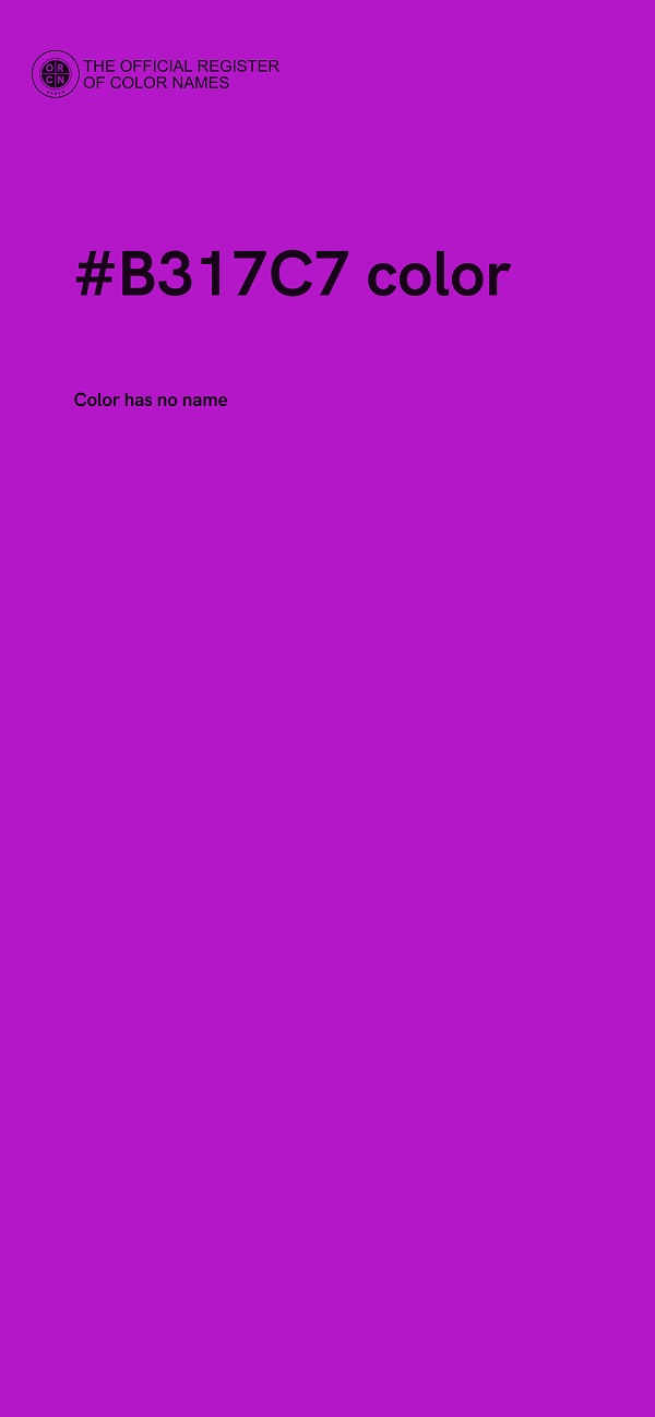 #B317C7 color image