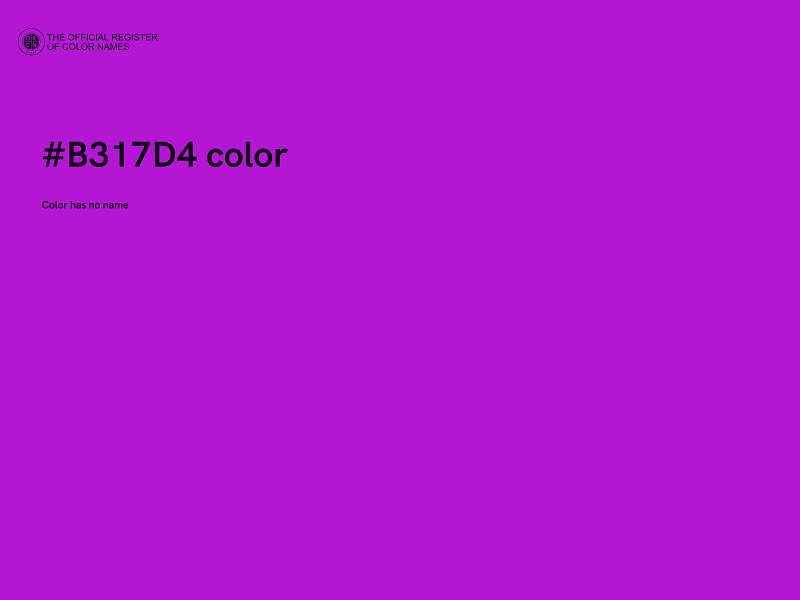 #B317D4 color image