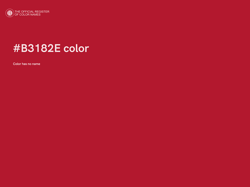 #B3182E color image