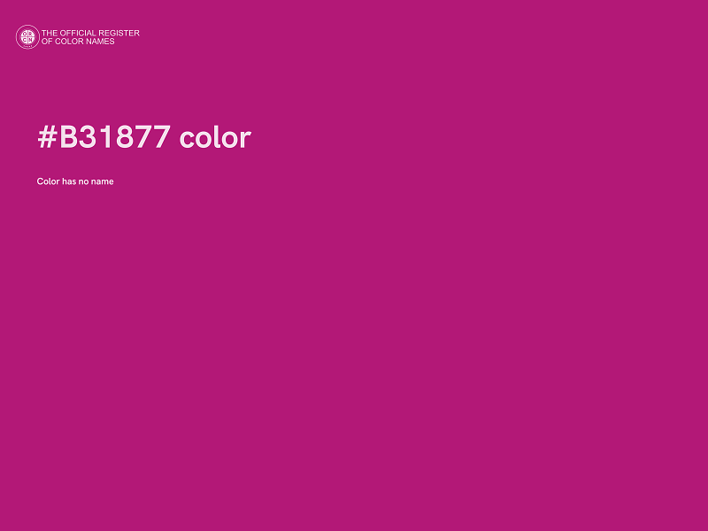 #B31877 color image