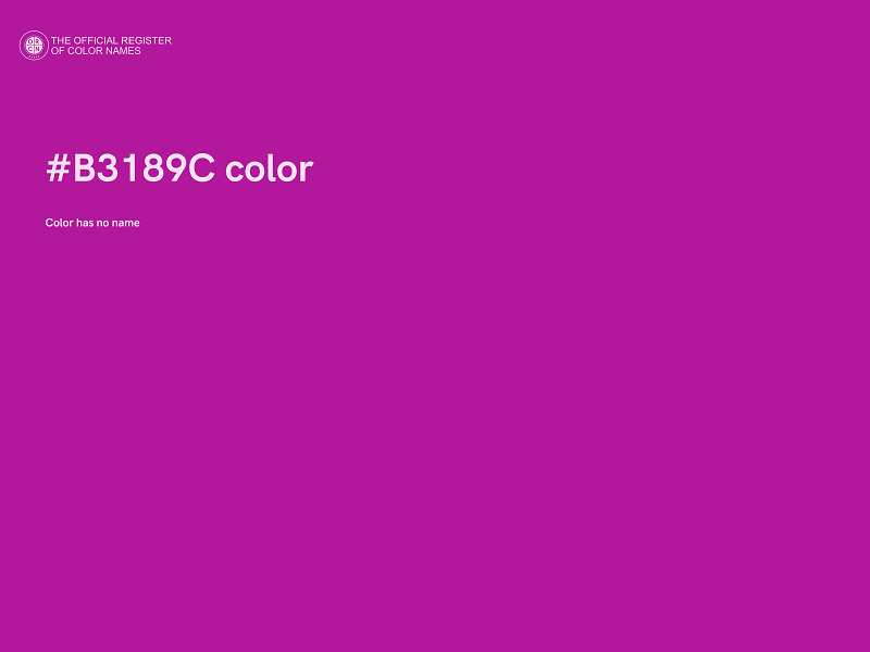 #B3189C color image