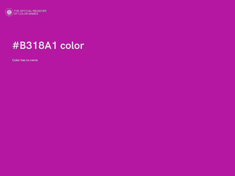 #B318A1 color image