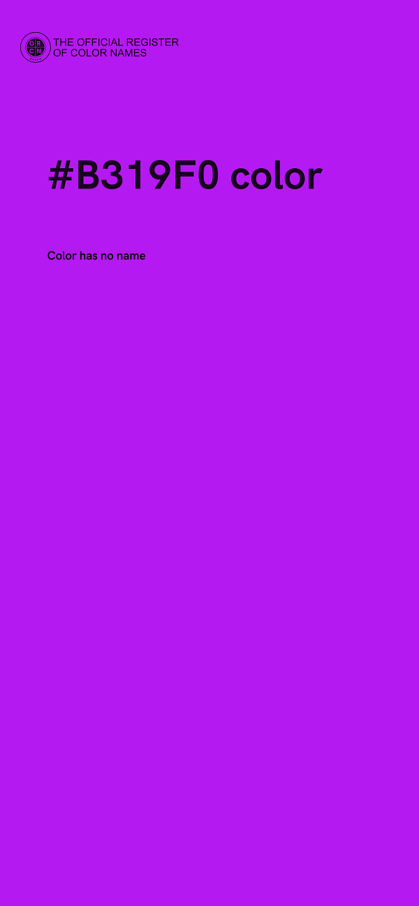 #B319F0 color image
