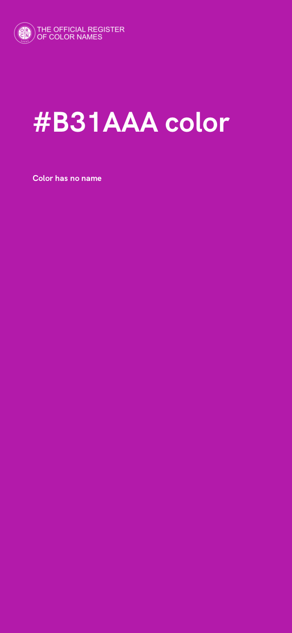 #B31AAA color image