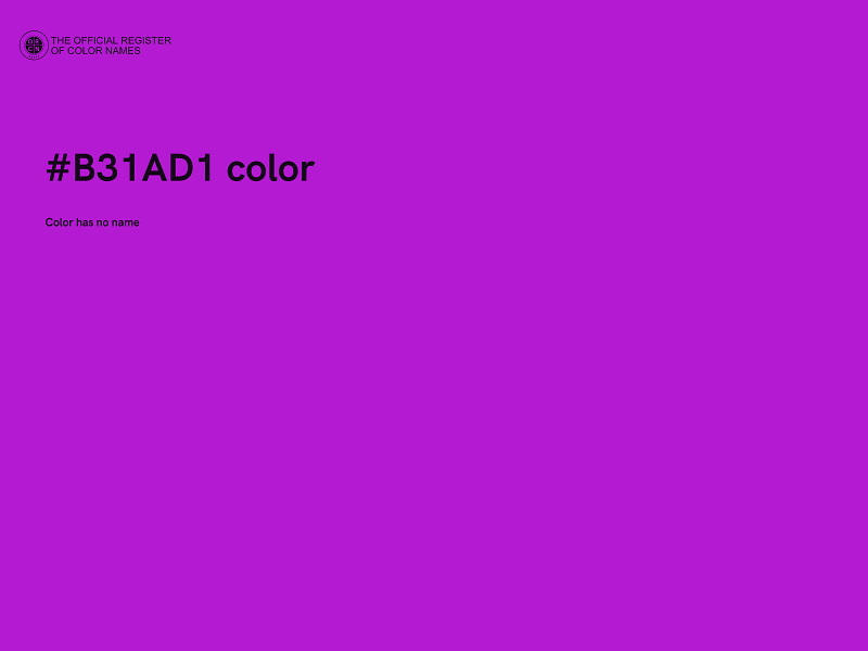 #B31AD1 color image