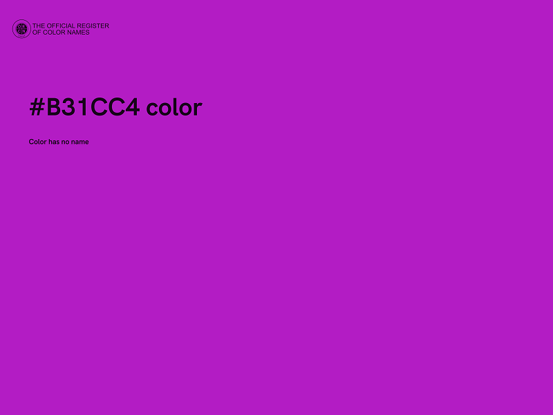 #B31CC4 color image