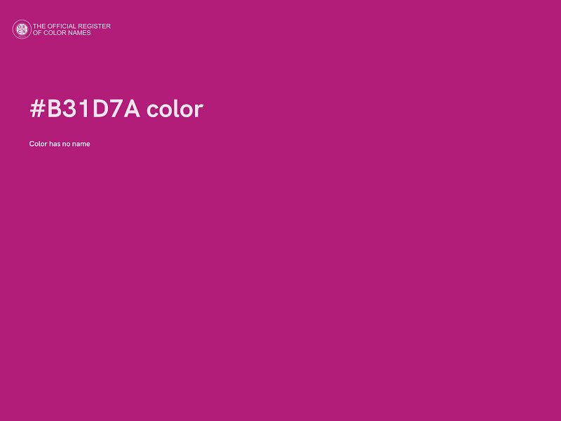 #B31D7A color image