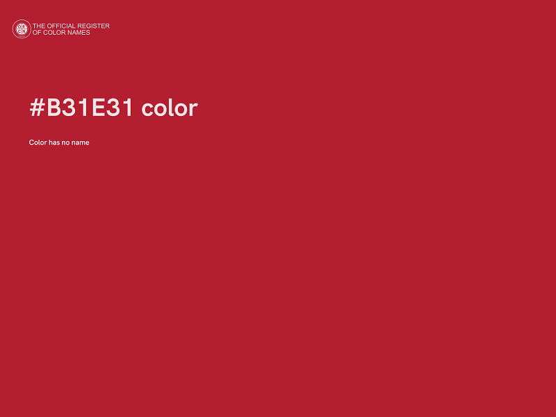 #B31E31 color image