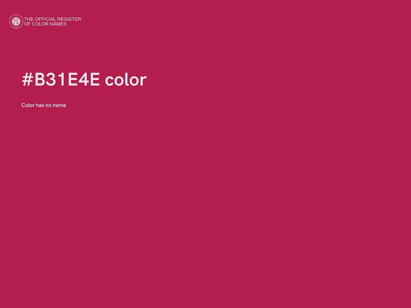 #B31E4E color image