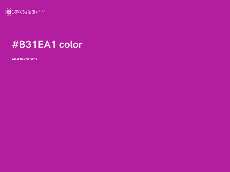 #B31EA1 color image