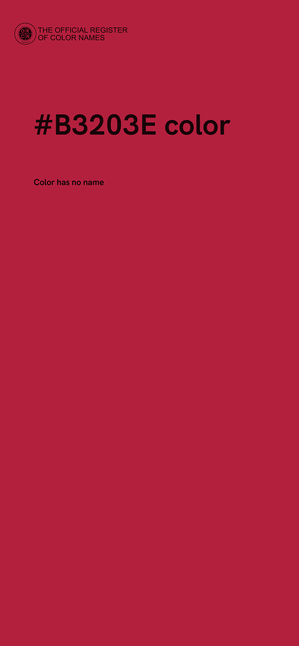 #B3203E color image