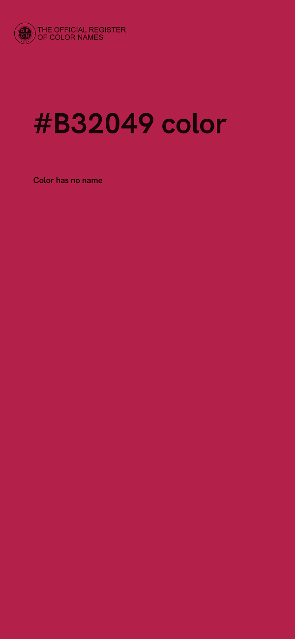 #B32049 color image