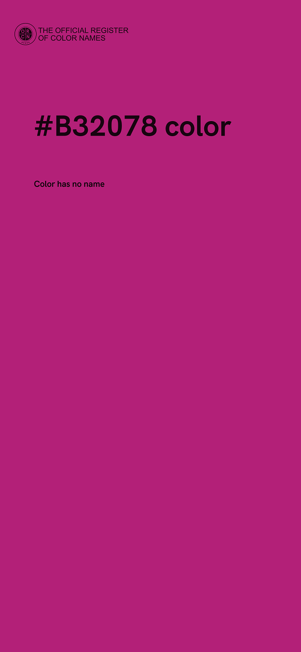 #B32078 color image
