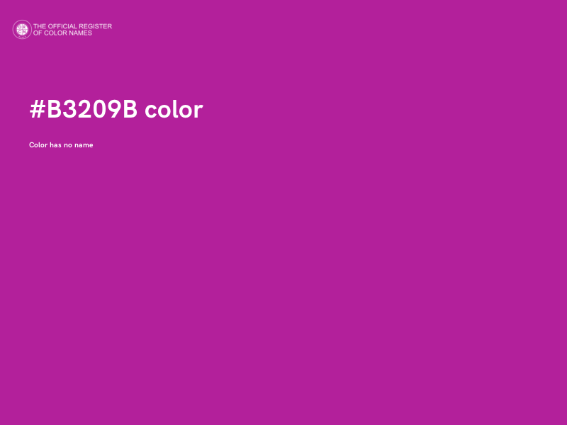 #B3209B color image