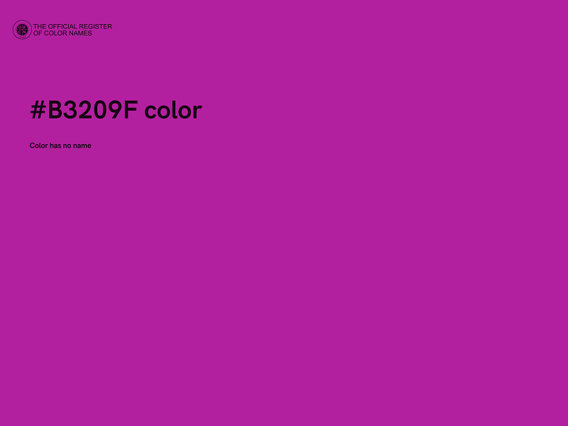 #B3209F color image