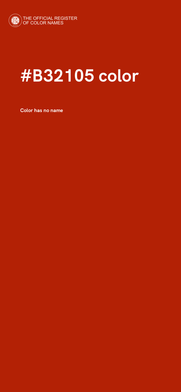 #B32105 color image