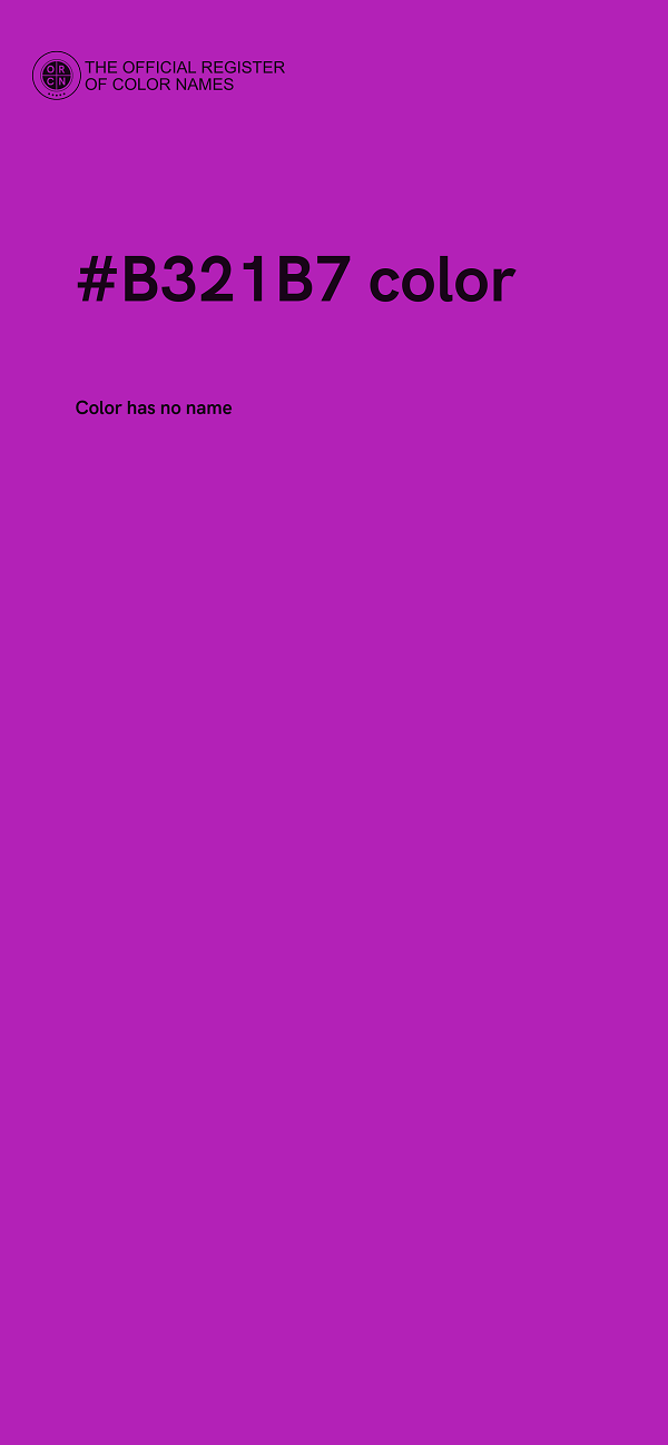 #B321B7 color image