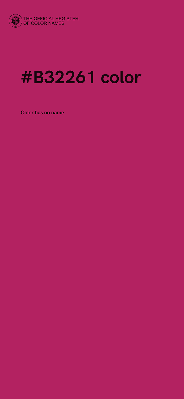 #B32261 color image