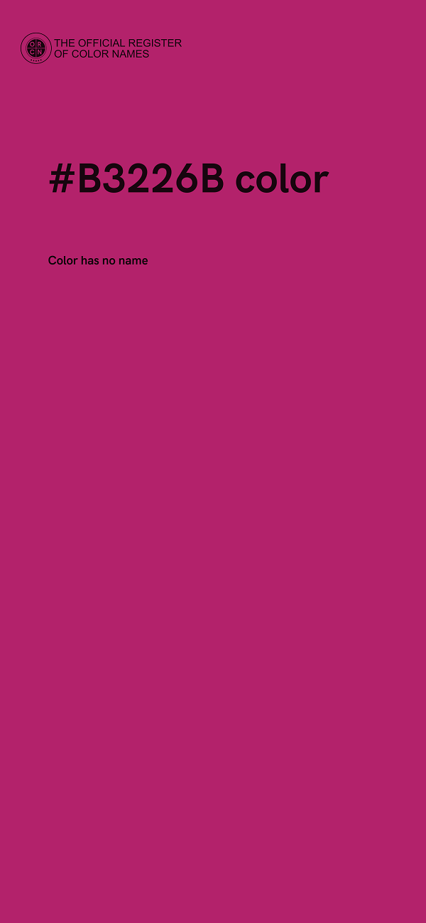 #B3226B color image
