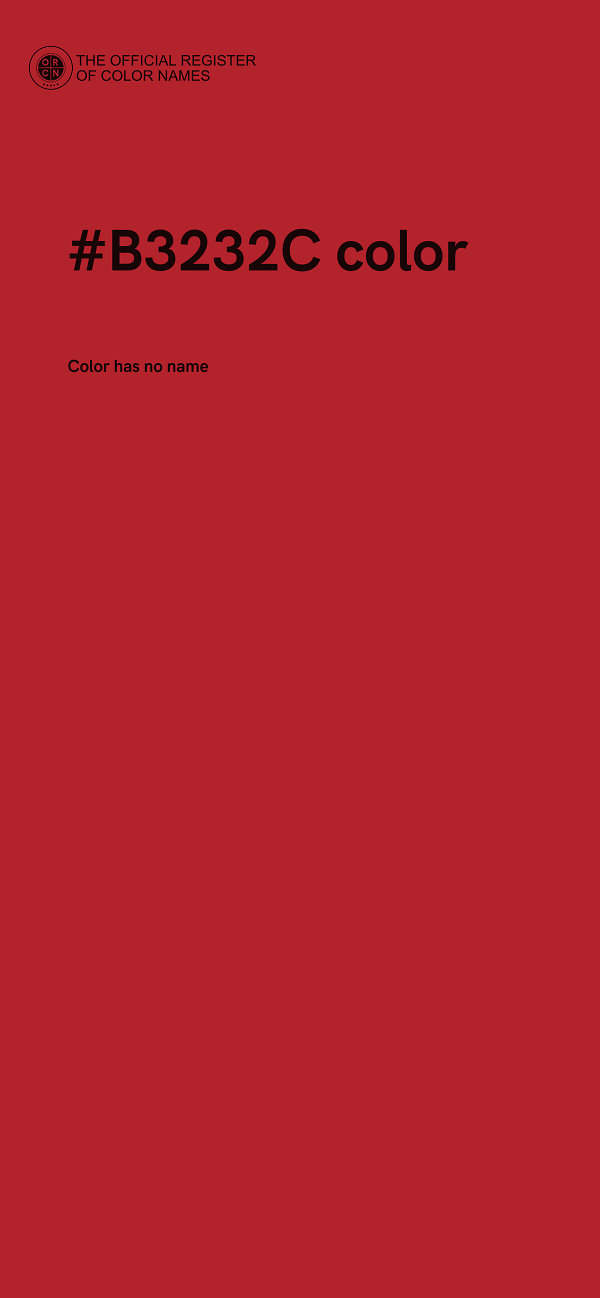 #B3232C color image