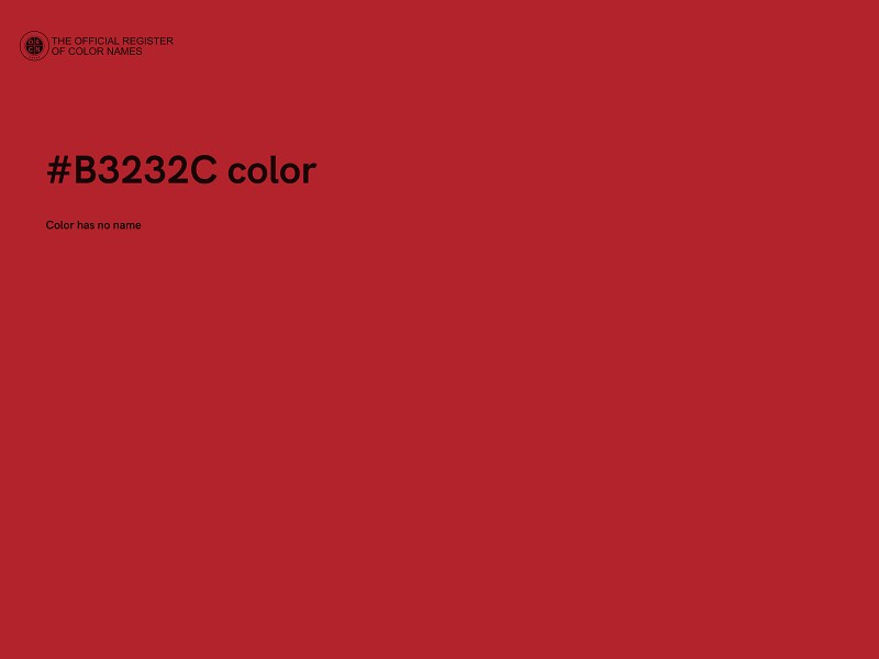 #B3232C color image