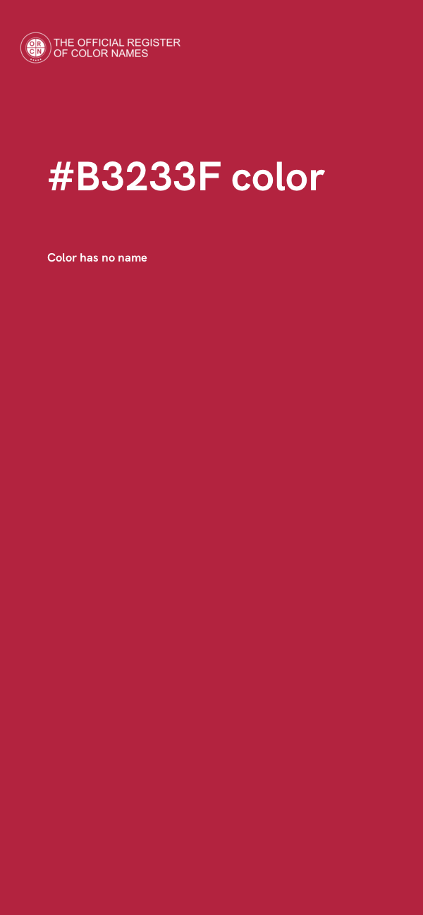 #B3233F color image