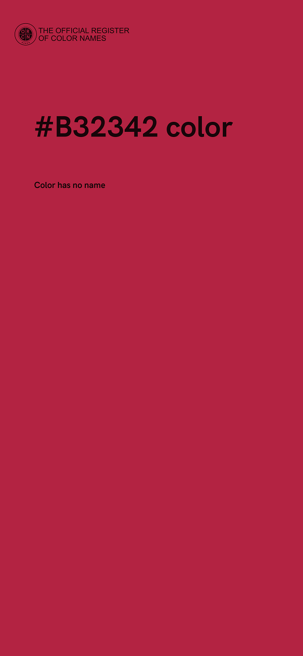 #B32342 color image