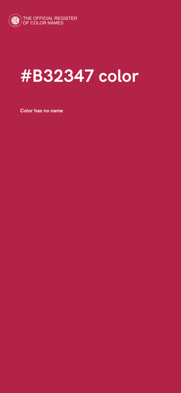 #B32347 color image