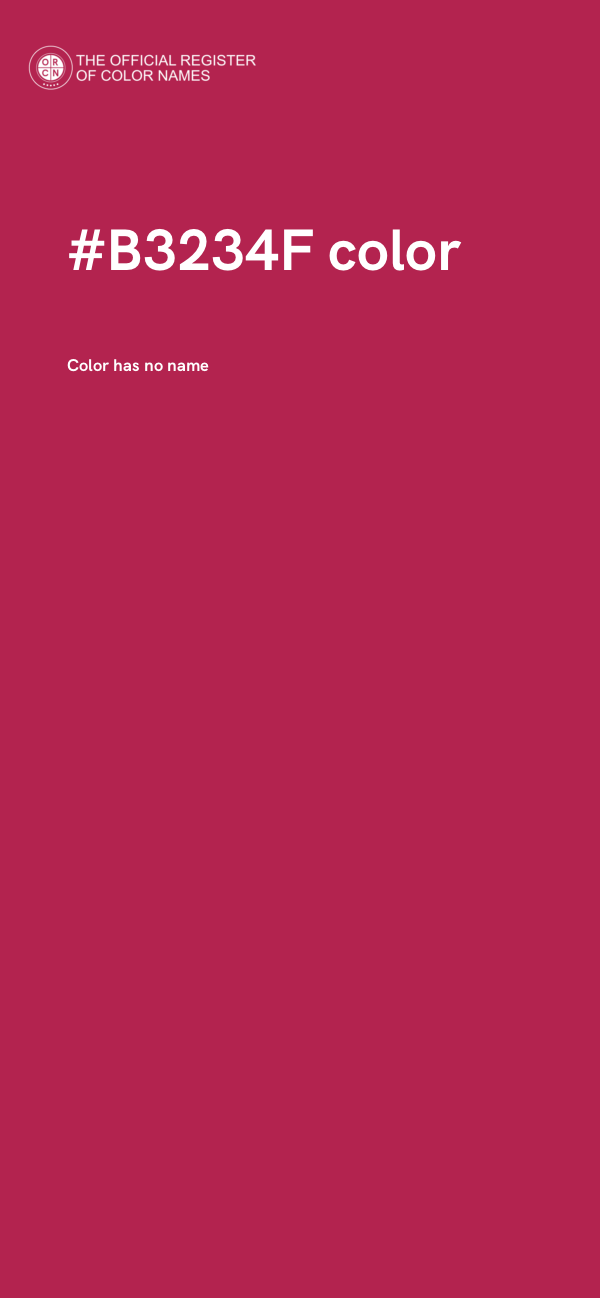 #B3234F color image