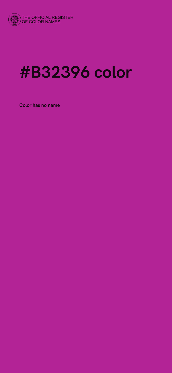 #B32396 color image