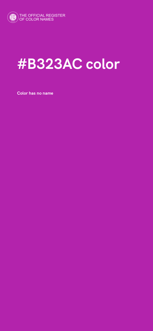 #B323AC color image