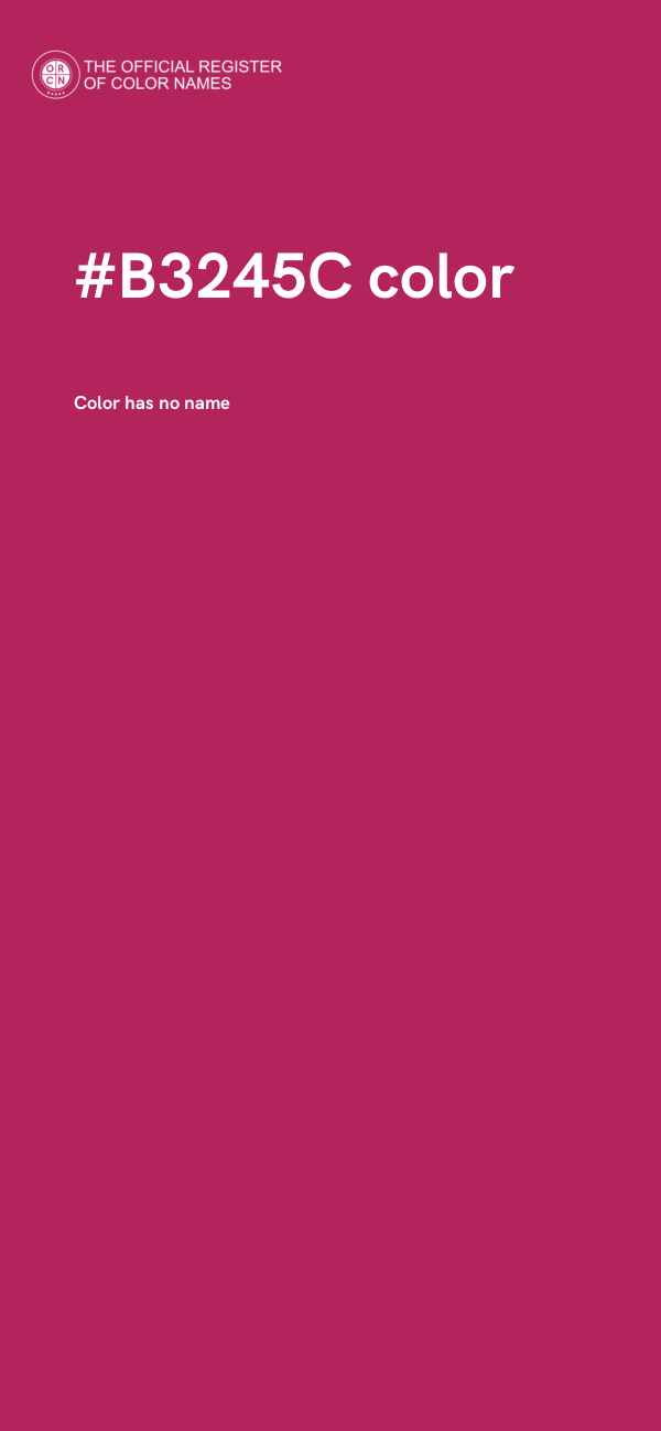 #B3245C color image
