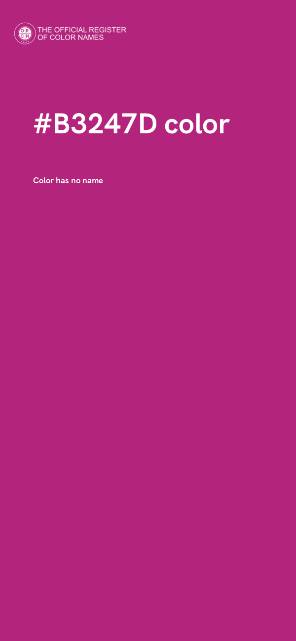 #B3247D color image