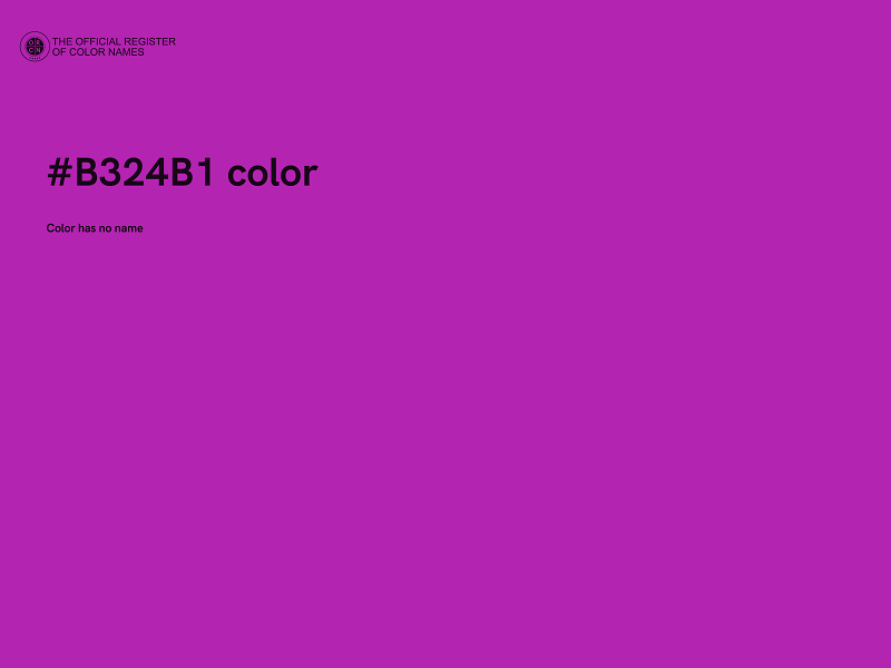 #B324B1 color image
