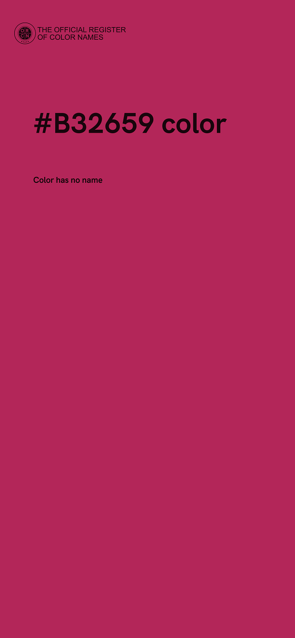 #B32659 color image
