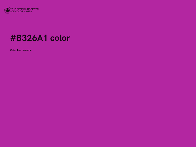 #B326A1 color image