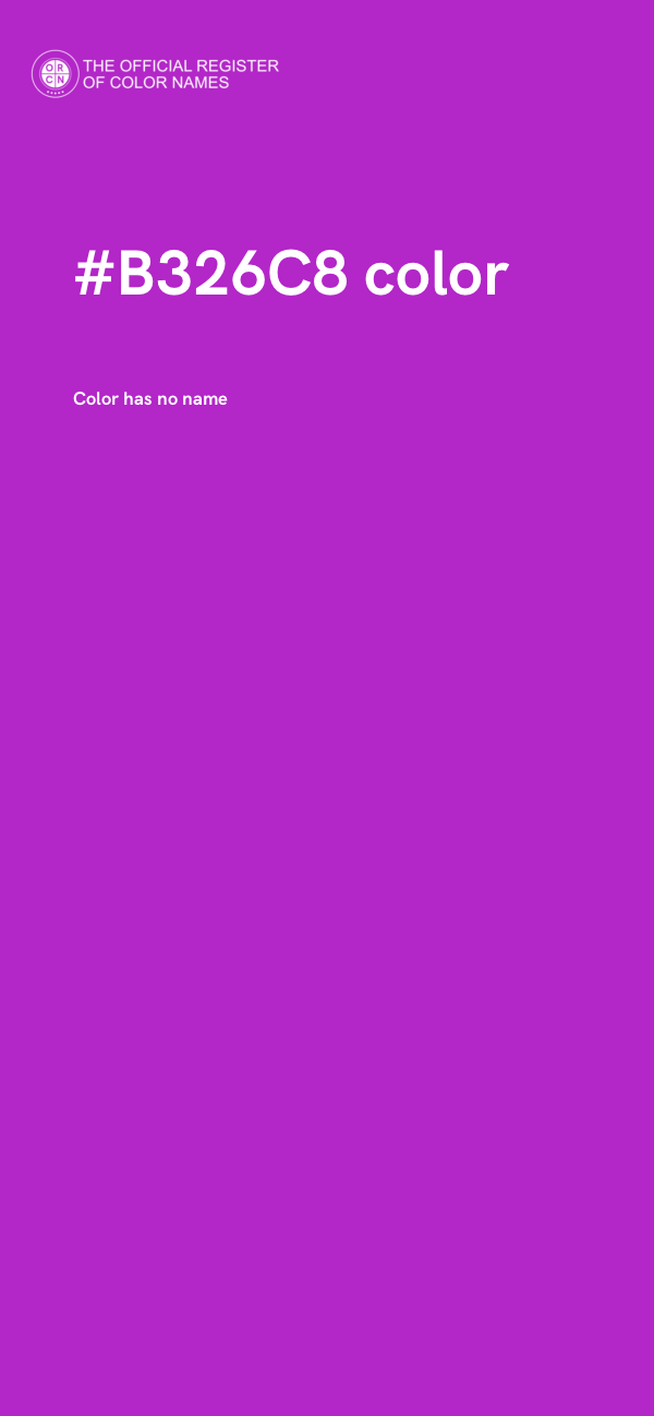 #B326C8 color image