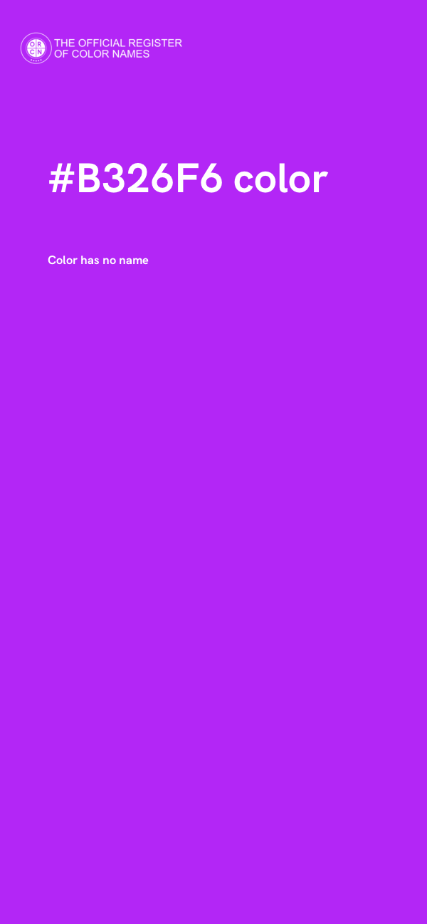 #B326F6 color image