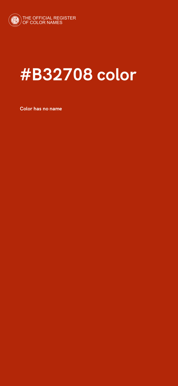#B32708 color image
