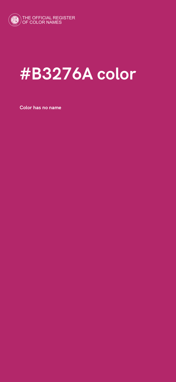 #B3276A color image