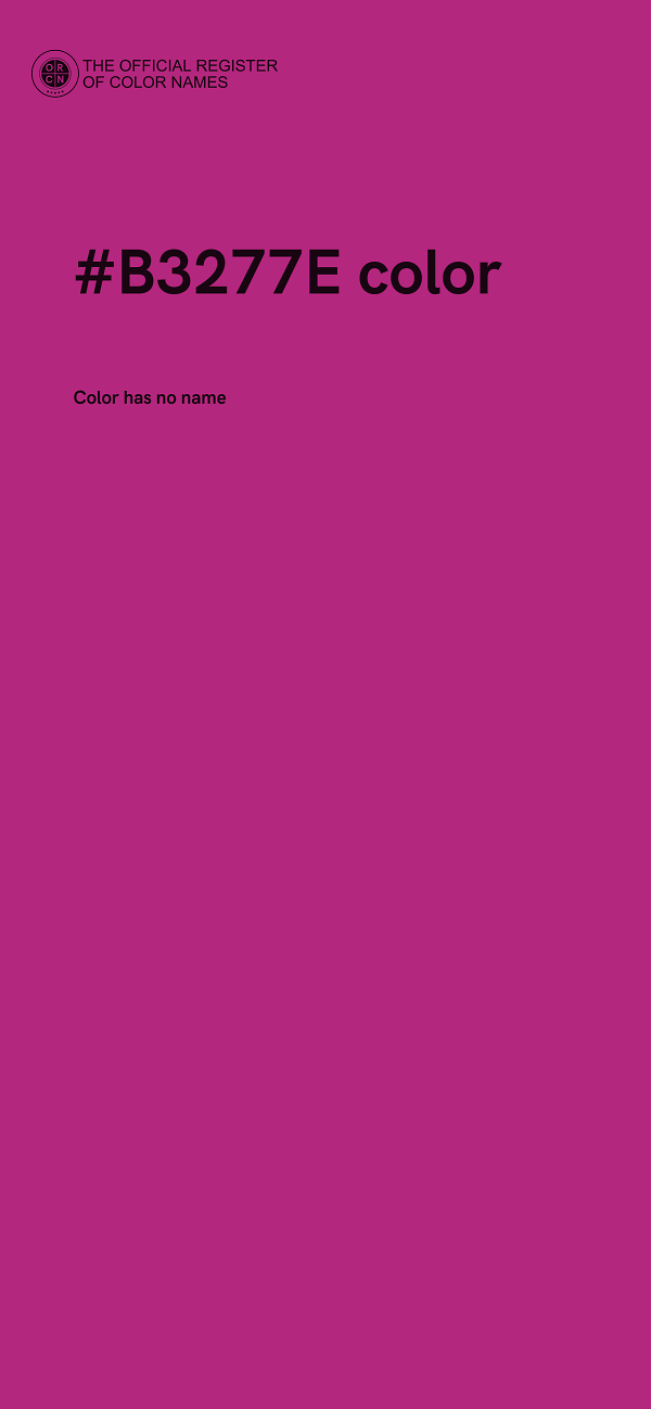 #B3277E color image