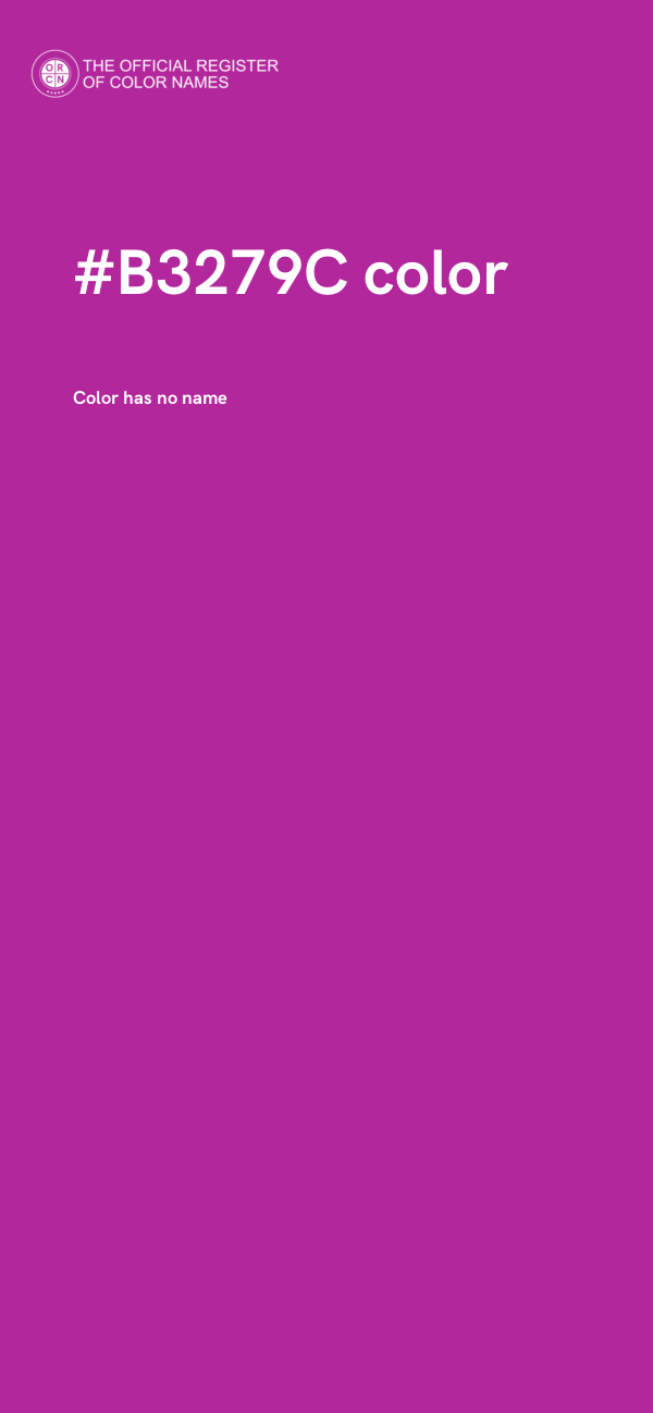 #B3279C color image