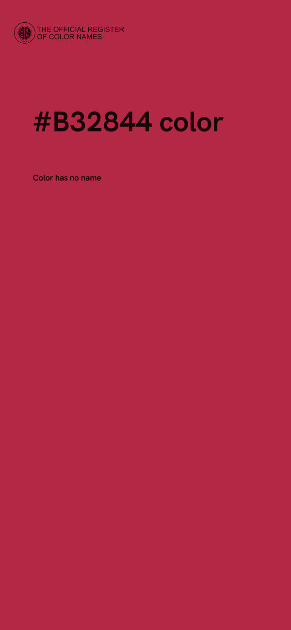 #B32844 color image